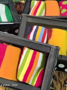MULTI- COLORED,& STRIPED -TODDLER SOCKS - Pack of 3 - PER BOX , $8 A BOX 💯 😲🔥